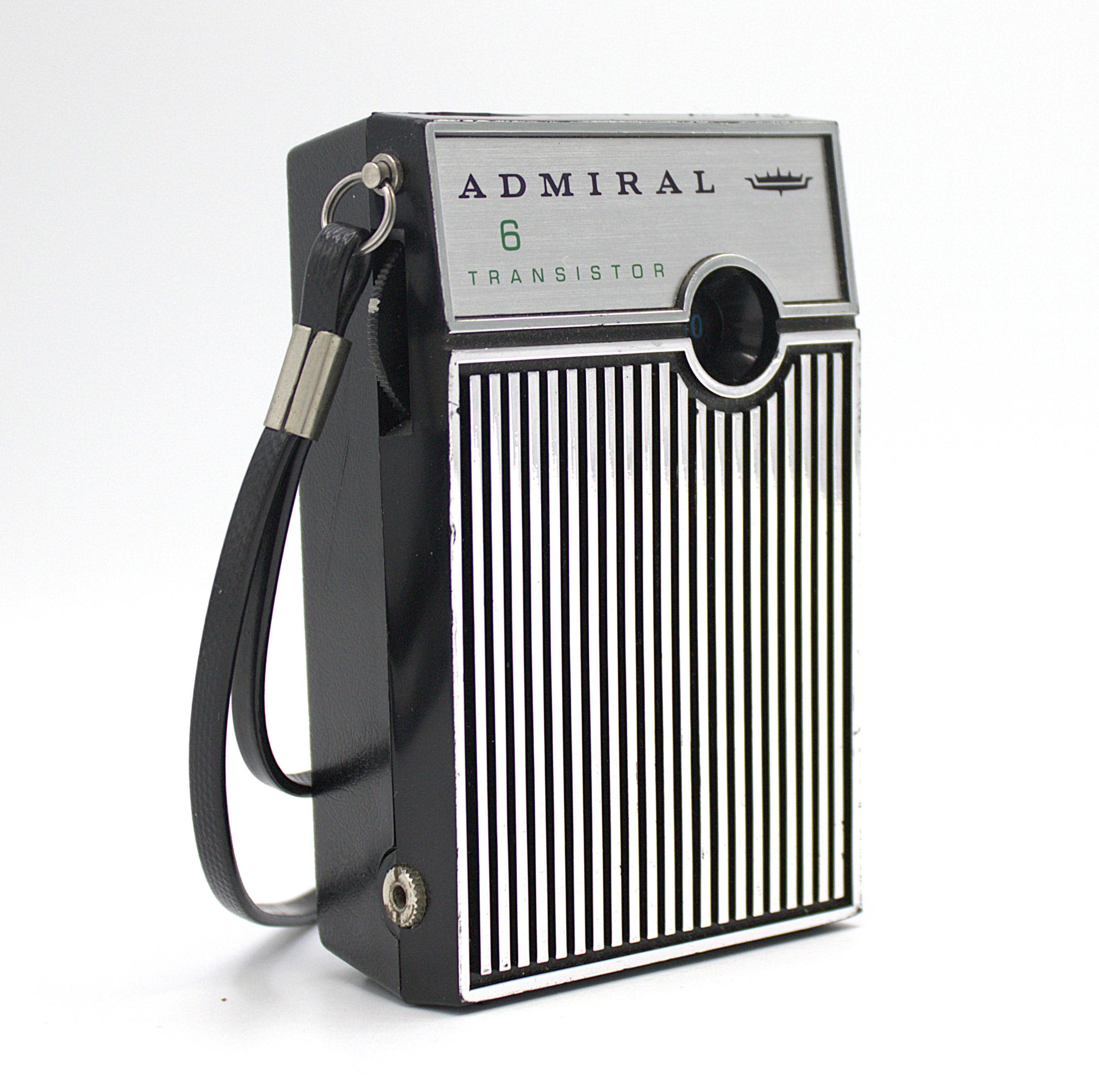 Vintage Admiral 6 Transistor Radio AM Receiver Mini Pocket Tuner