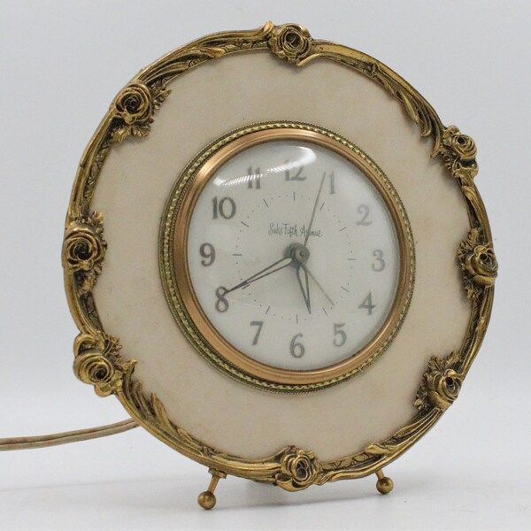 Electric Saks Clock Etsy