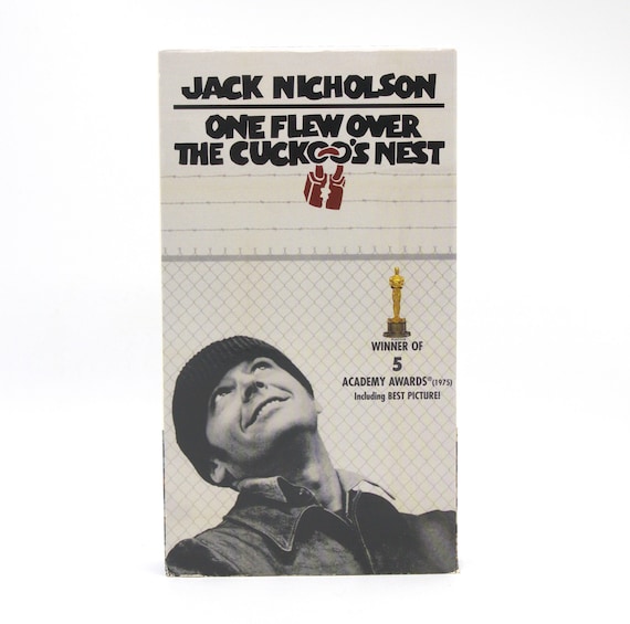 Vintage VHS One Flew Over the Cuckoo's Nest 1975 Film Jack