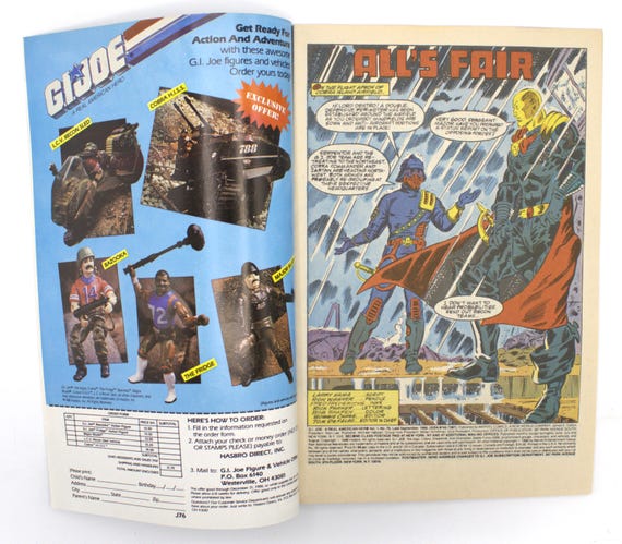 Vintage 1988 GI Joe Comic Book Issue 76 