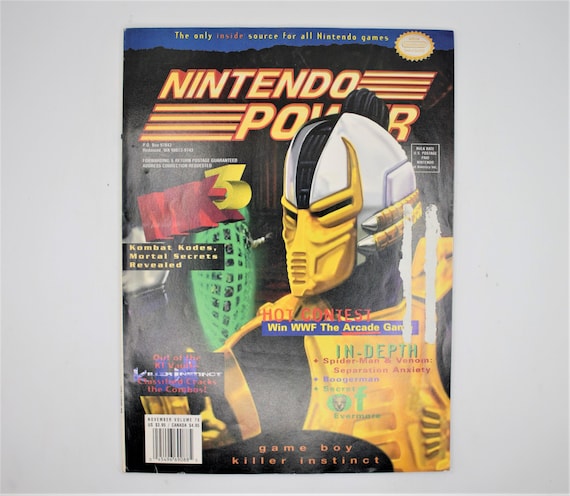 Nintendo Power 1995 Issue Mortal Kombat 3 Star Wars Killer