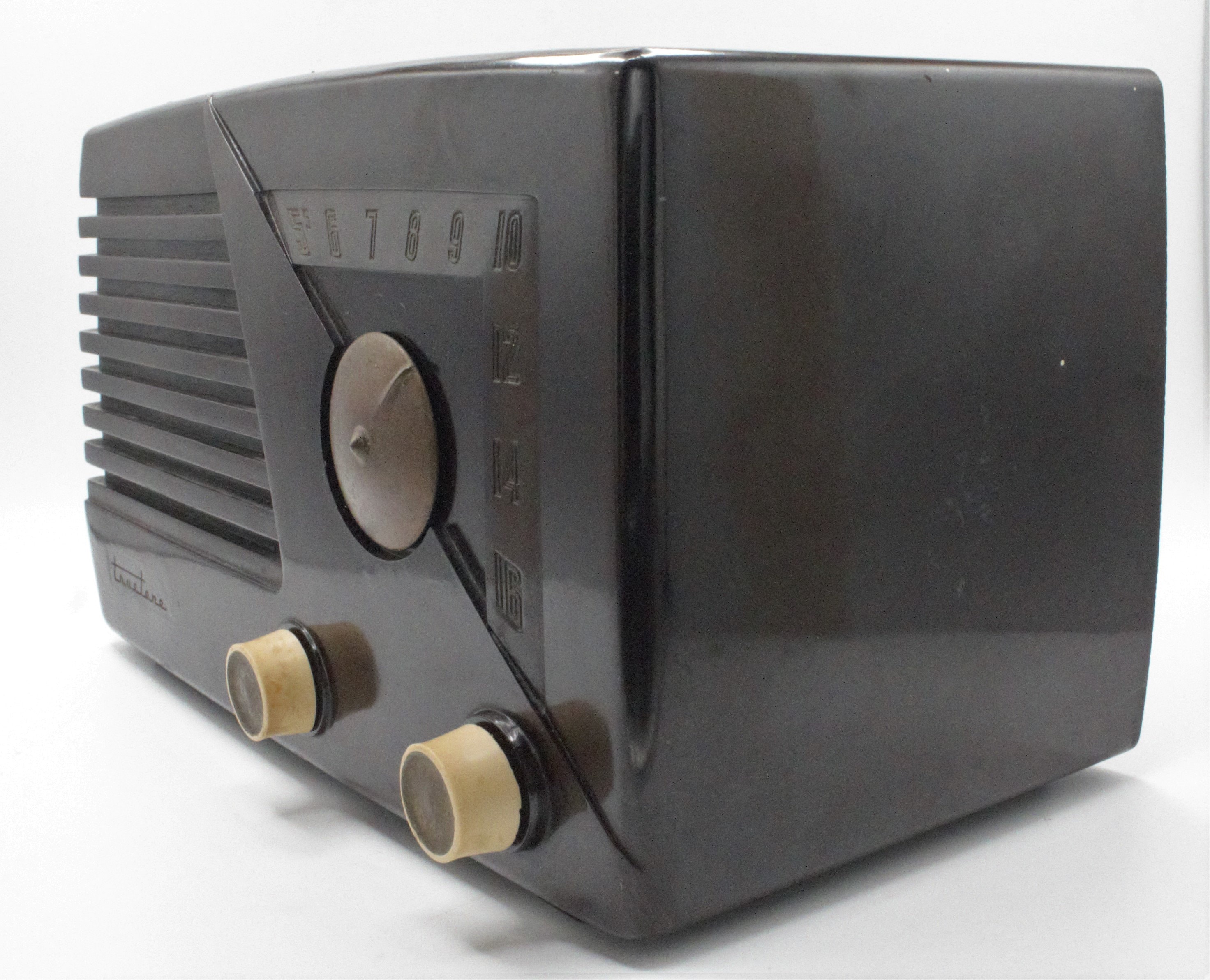 Vintage 1951 Tube Radio AM Receiver Truetone Bakelite Mid Century Art ...