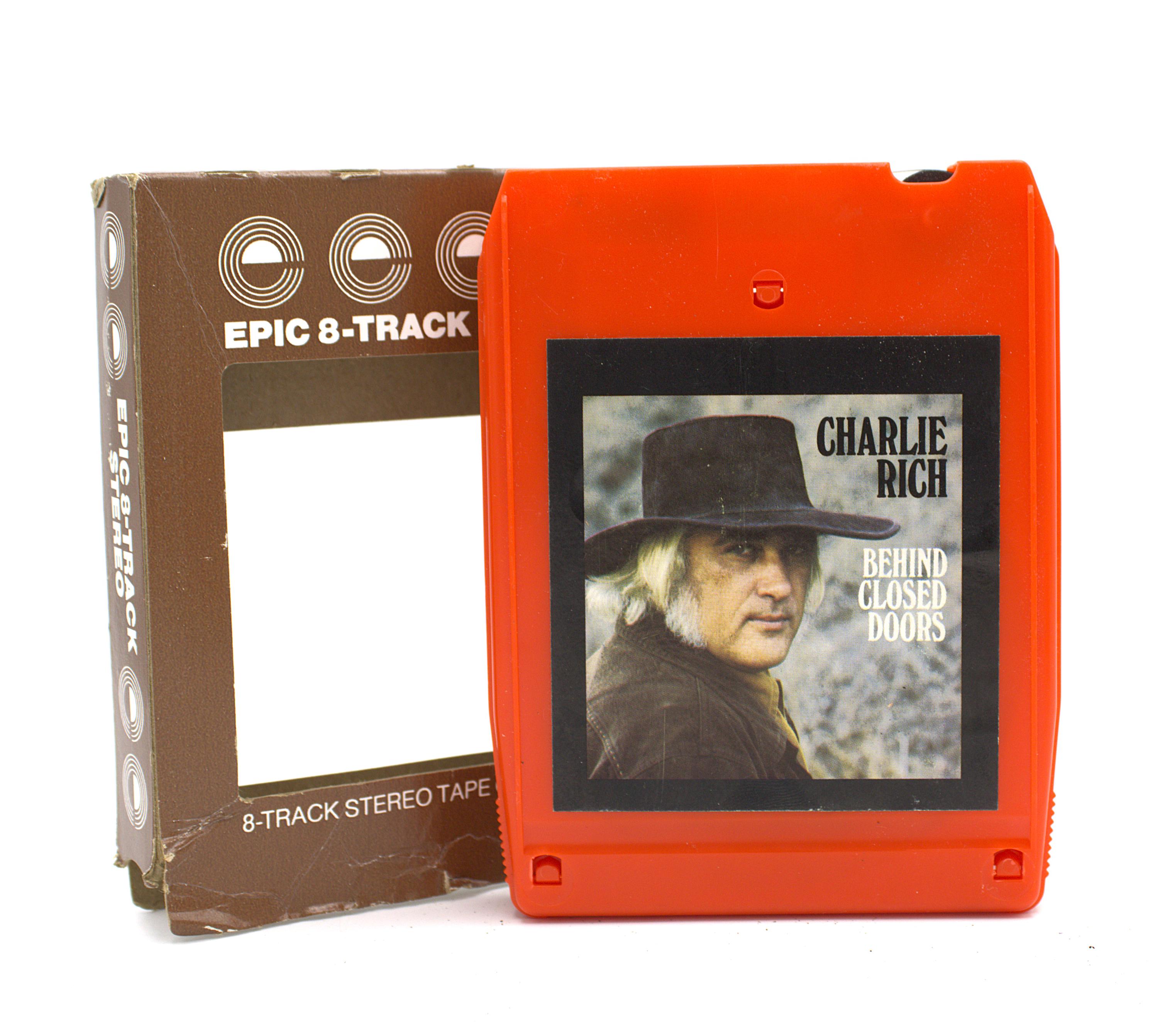 Vintage 1970s 8-track Charlie Rich 1973 Album Behind Closed Doors