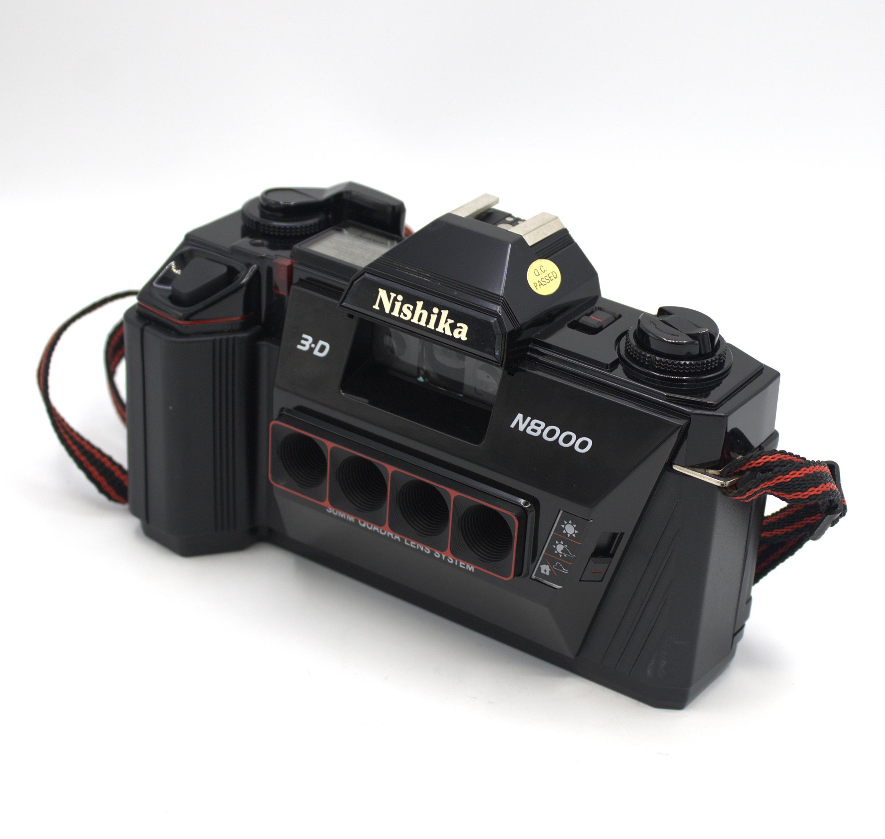 Vintage Nishika 3-D Four Lens Camera 30mm Quadra Lens System N8000
