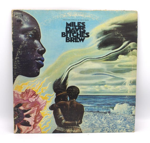 Vintage 1970 Vinyl Miles Davis Bitches Brew Epic 2-record Set