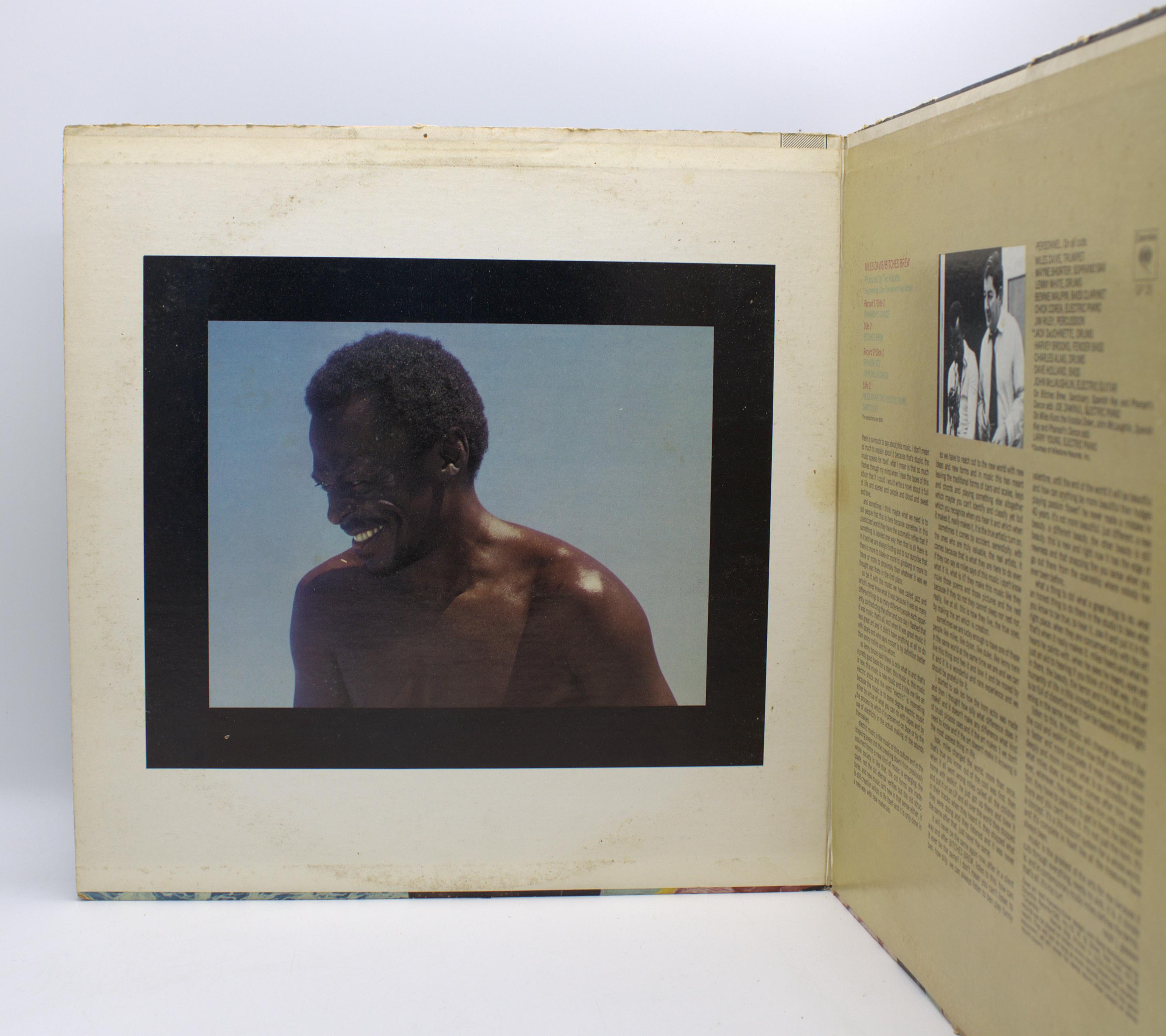 Vintage 1970 Vinyl Miles Davis Bitches Brew Epic 2-record Set