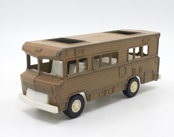 Vintage 1970s Tonka Tootsietoy Camper Die Cast Toy Truck Metal 