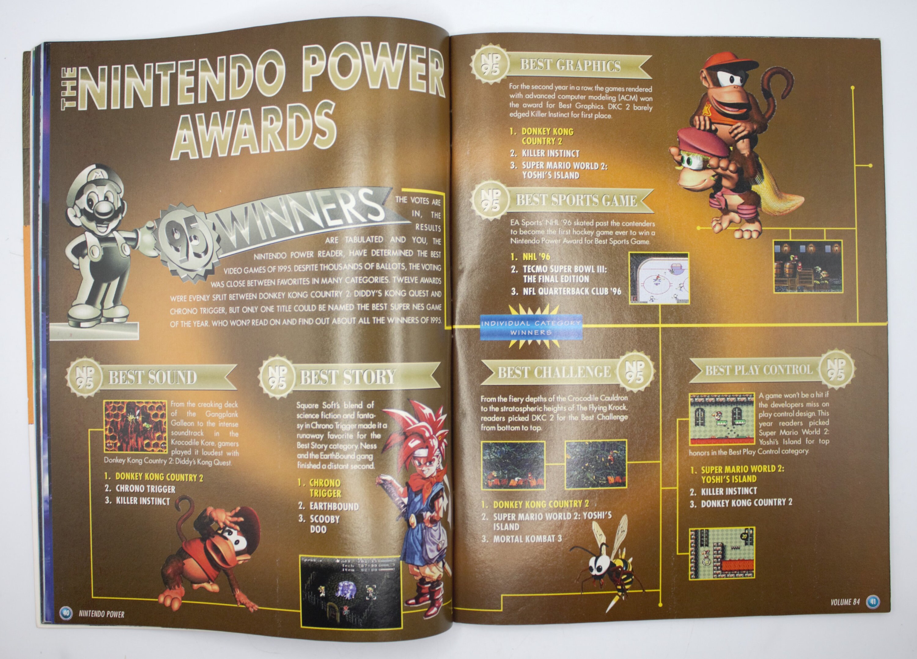 Nintendo Power 1996 Issue Ken Griffey Super Mario 64 RPG Legend 7