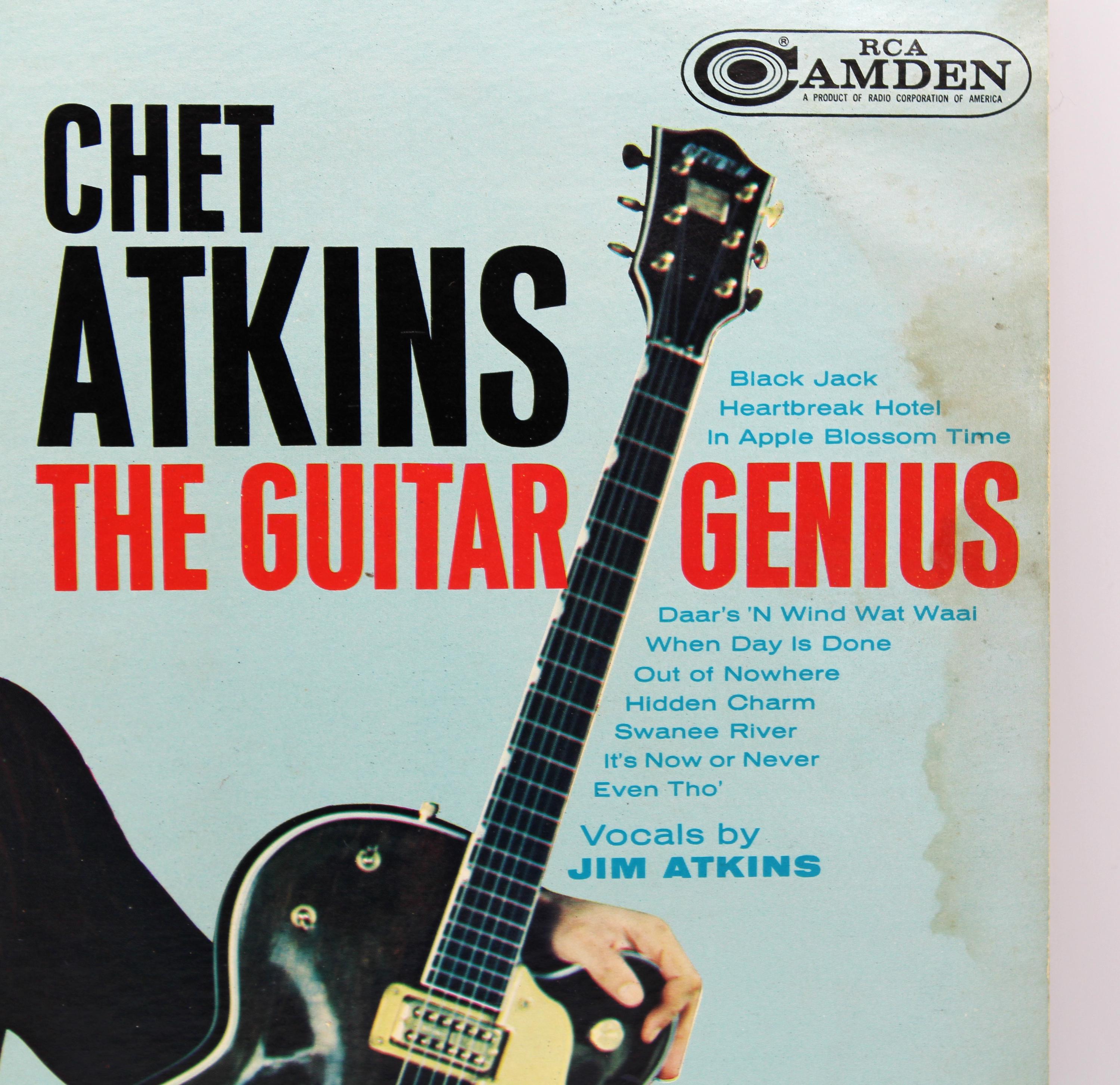 Vintage 1963 Vinyl Chet Atkins the Guitar Genius Album 12