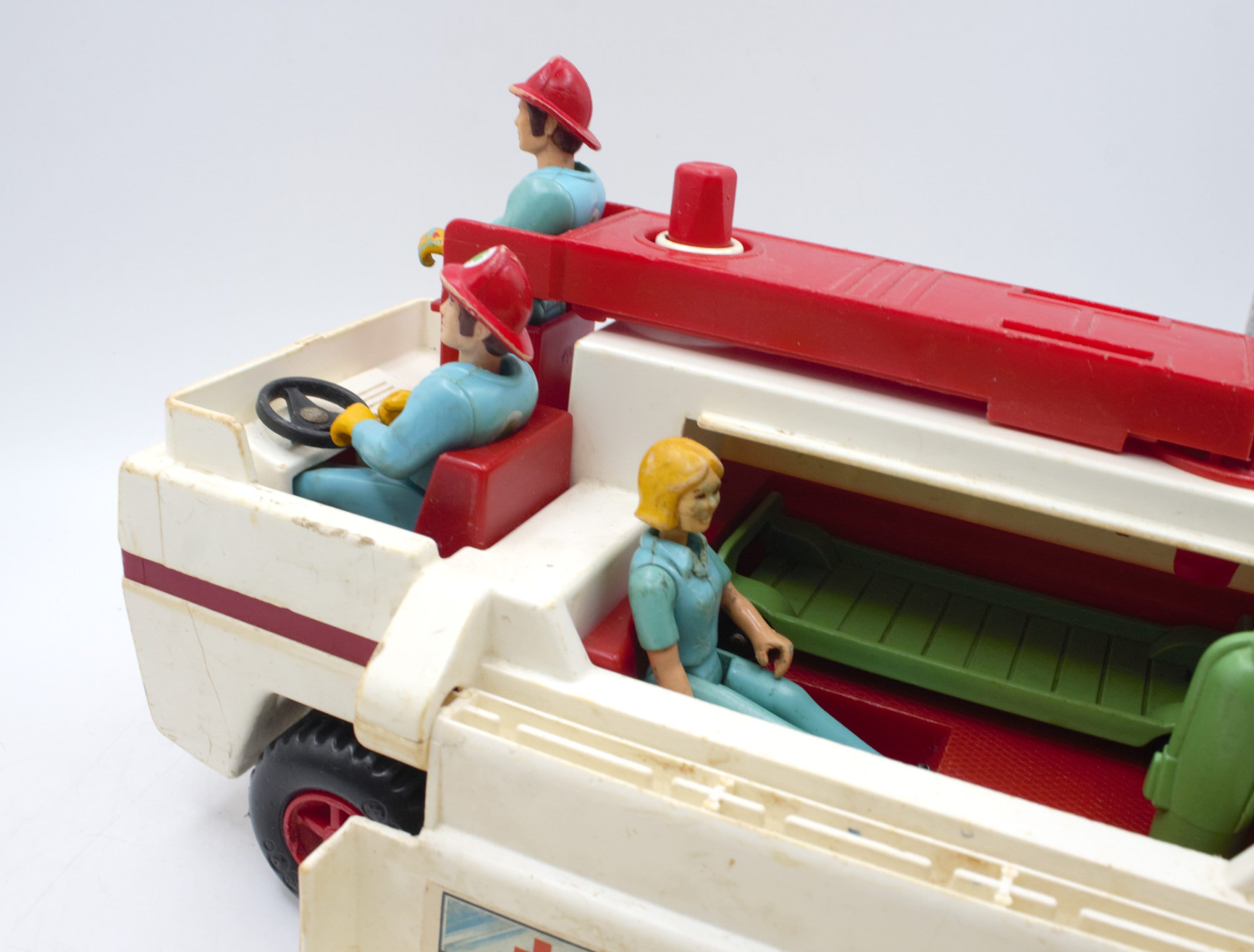 Vintage 1970s Fisher Price Rescue Set EMS Emergency Medical Rescue