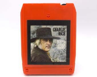 Vintage 1970s 8-track Charlie Rich 1973 Album Behind Closed Doors