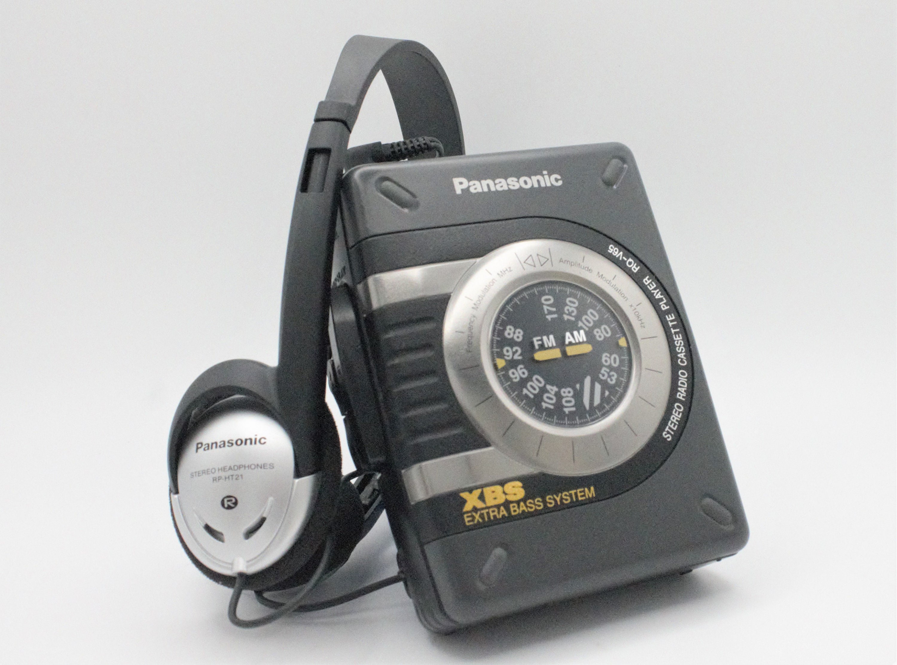 ポータブルプレーヤー Panasonic XBS EXTRA BASS SYSTEM RQ-SW5Z Vintage Panasonic XBS Cassette Player Personal Portable