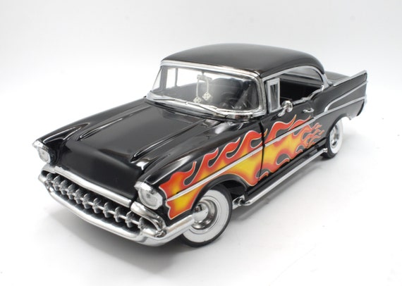 Vintage '57 Chevy Hot Rod Die Cast Metal Model Replica 1957