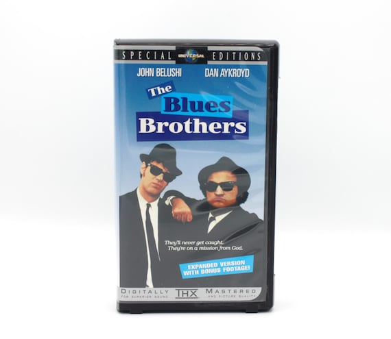 Vintage Blues Brothers 1979 Film VHS Tape Special Edition THX