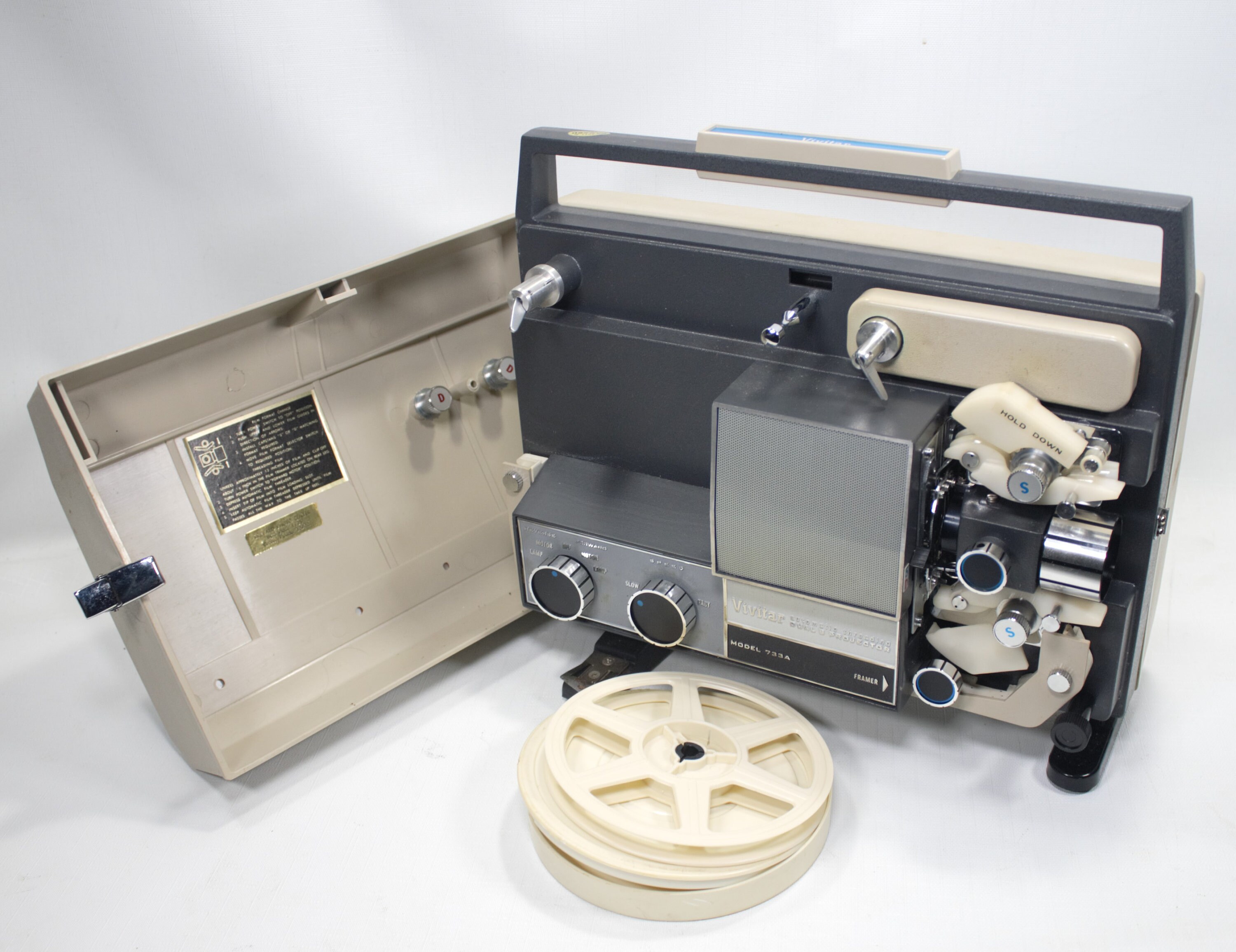 Vintage Vivitar Dual 8 Motion Picture Projector 8mm Super 8