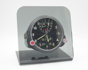 Vintage MIG-29 clock authentic Soviet USSR fighter jet cockpit