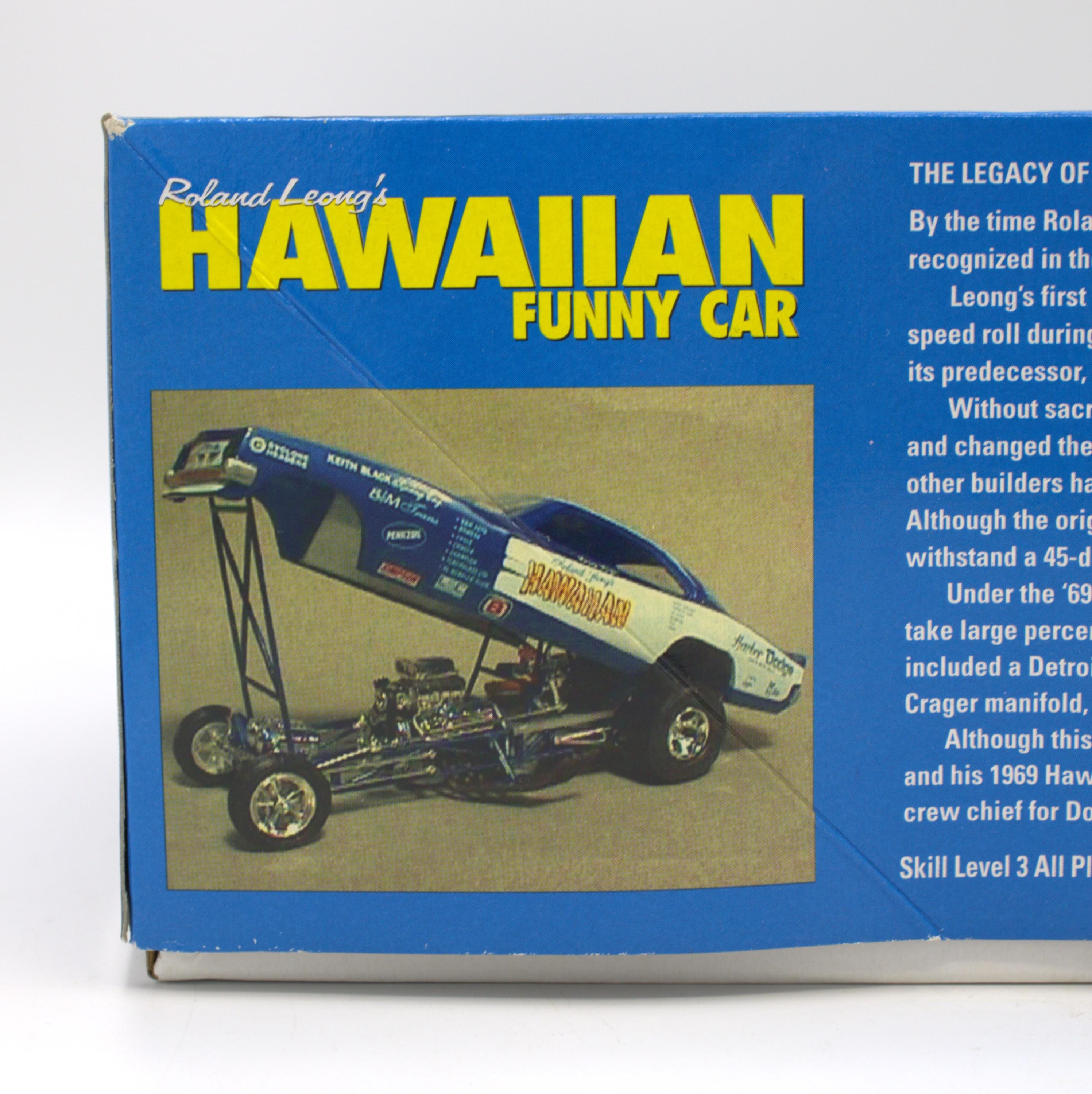 Vintage Hawaiian Funny Car Dodge Charger Model Kit 1/25 Scale Drag