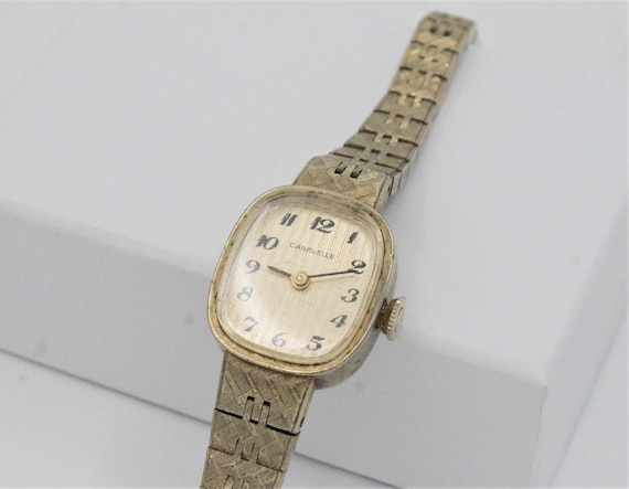 Vintage Caravelle ladies gold tone wristwatch del… - image 1