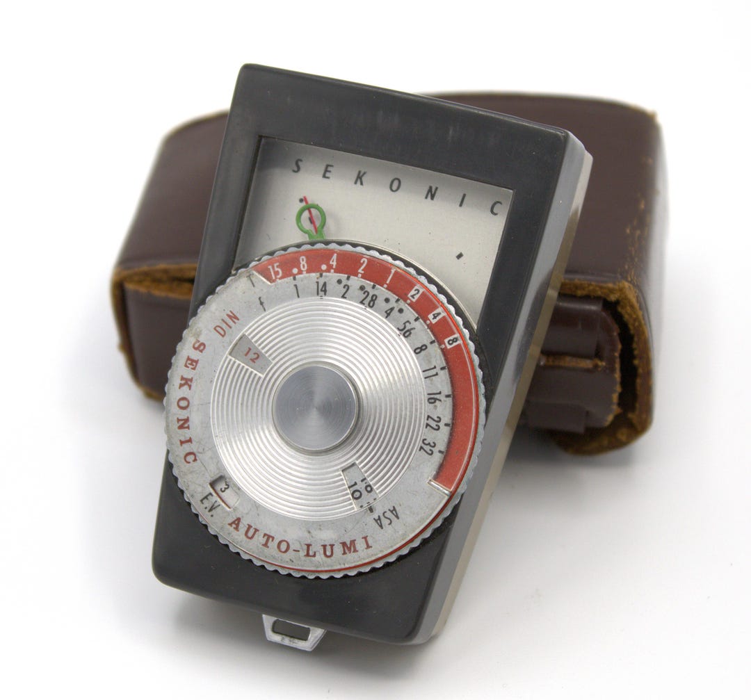 Vintage Light Meter Sekonic Auto-lumi Analog Needle Gauge