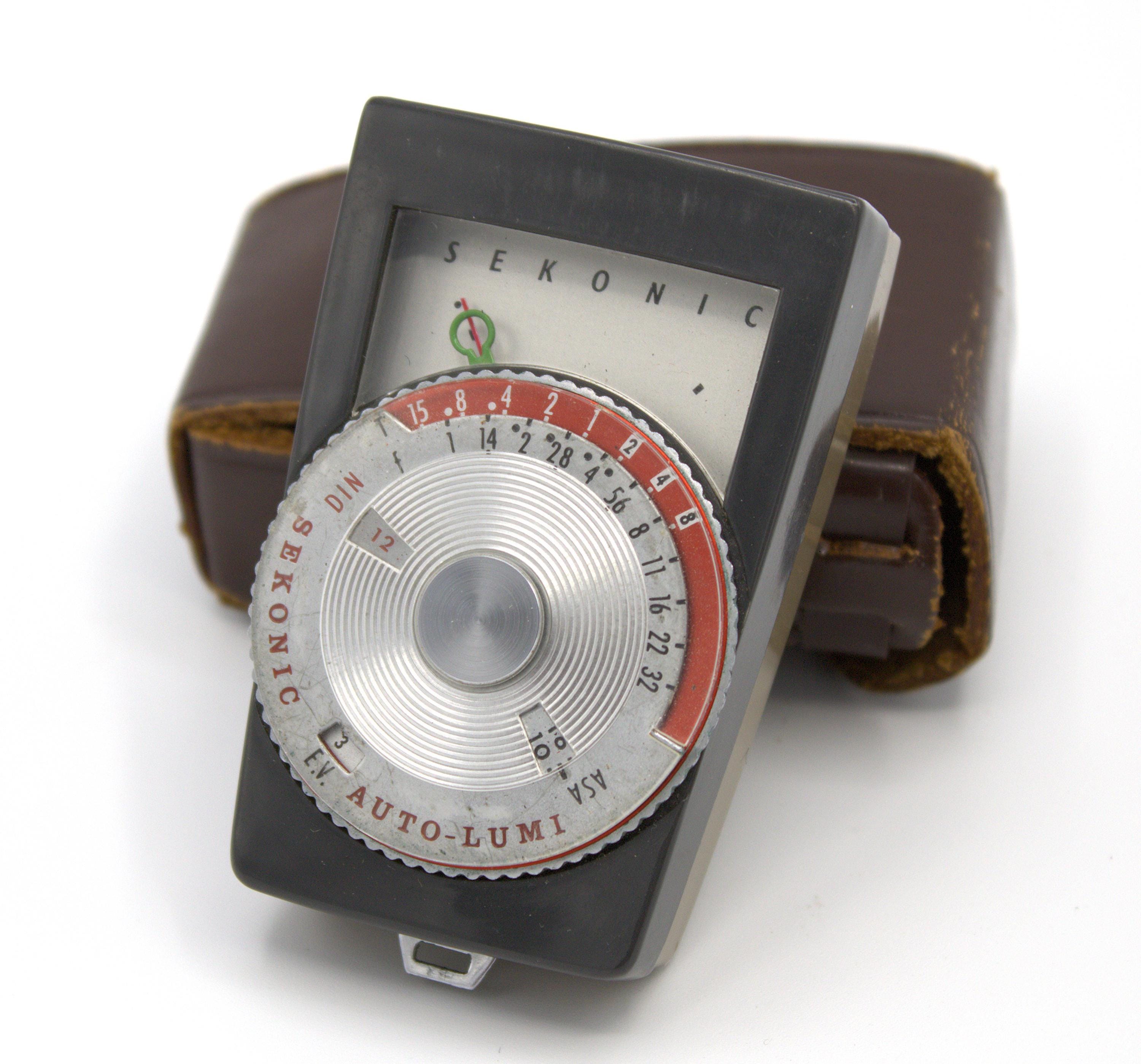 Vintage Light Meter Sekonic Auto-lumi Analog Needle Gauge