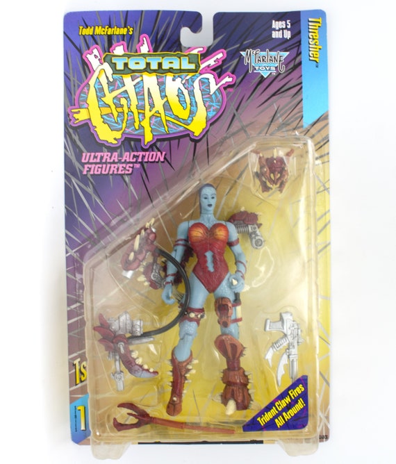 Vintage 1990s Action Figure Total Chaos Female Comic Demonic