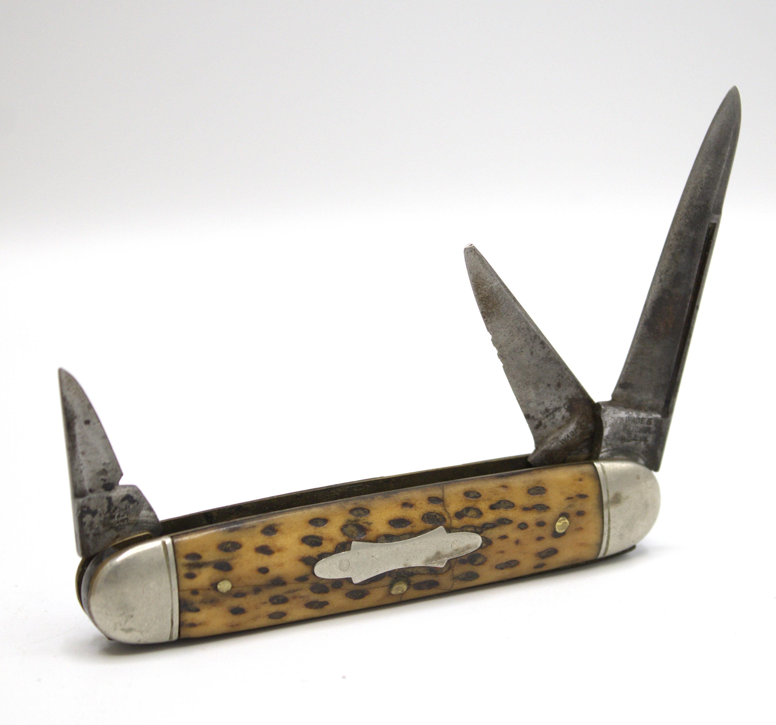 Vintage 1940s Wade & Butcher Pocketknife 3 Blade Various