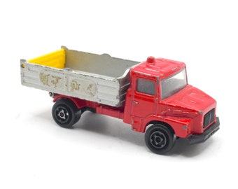 Camion Benne Majorette N°222 – Mercedes – Vintage – Dans Sa Boîte – Rare