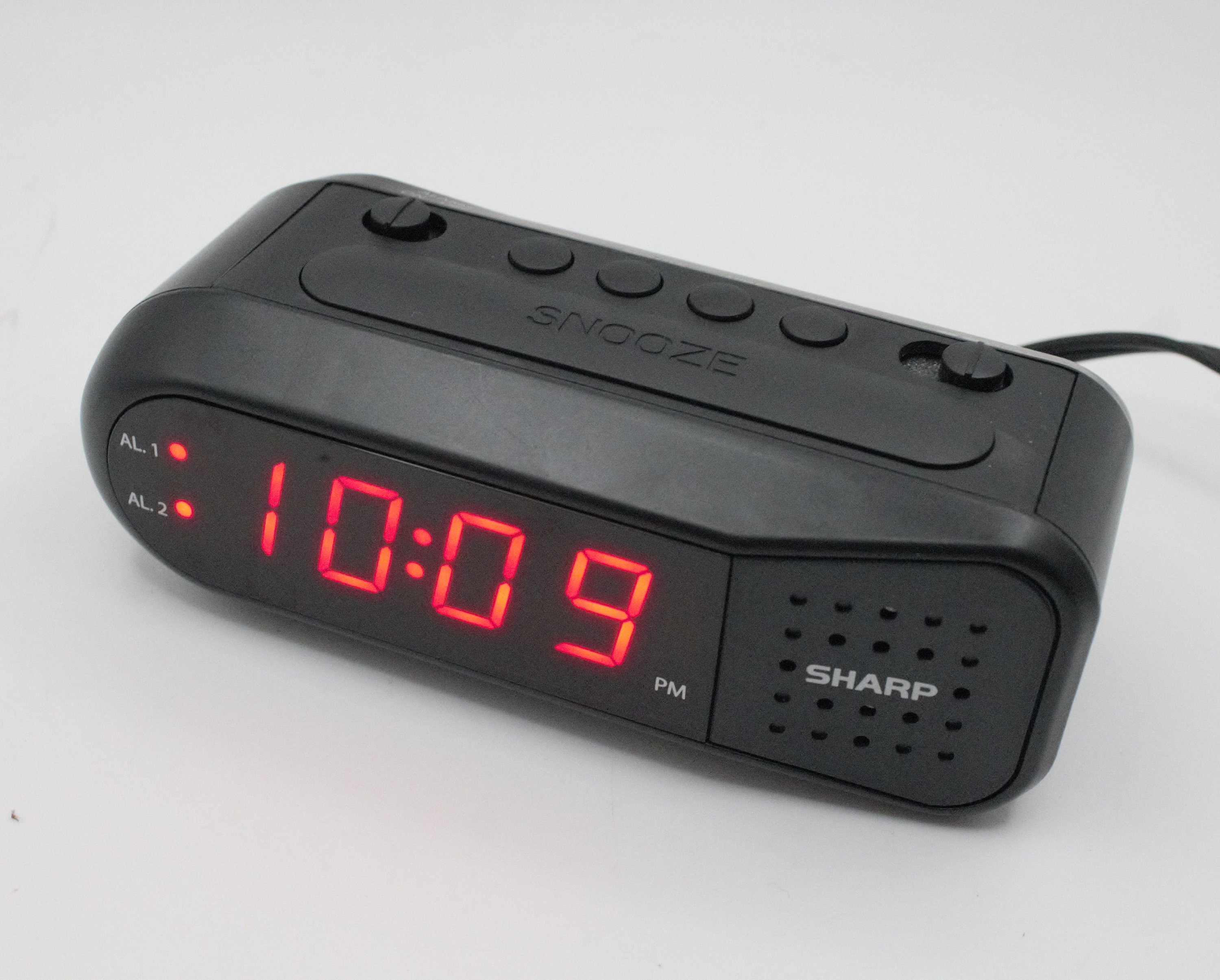Vintage Digital Alarm Clock Red LED Lit Time Display Buzzer Etsy