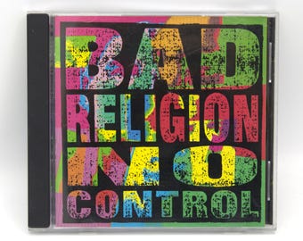Vintage 1980s CD Bad Religion 1989 album No Control original punk hardcore recording Epitaph Records