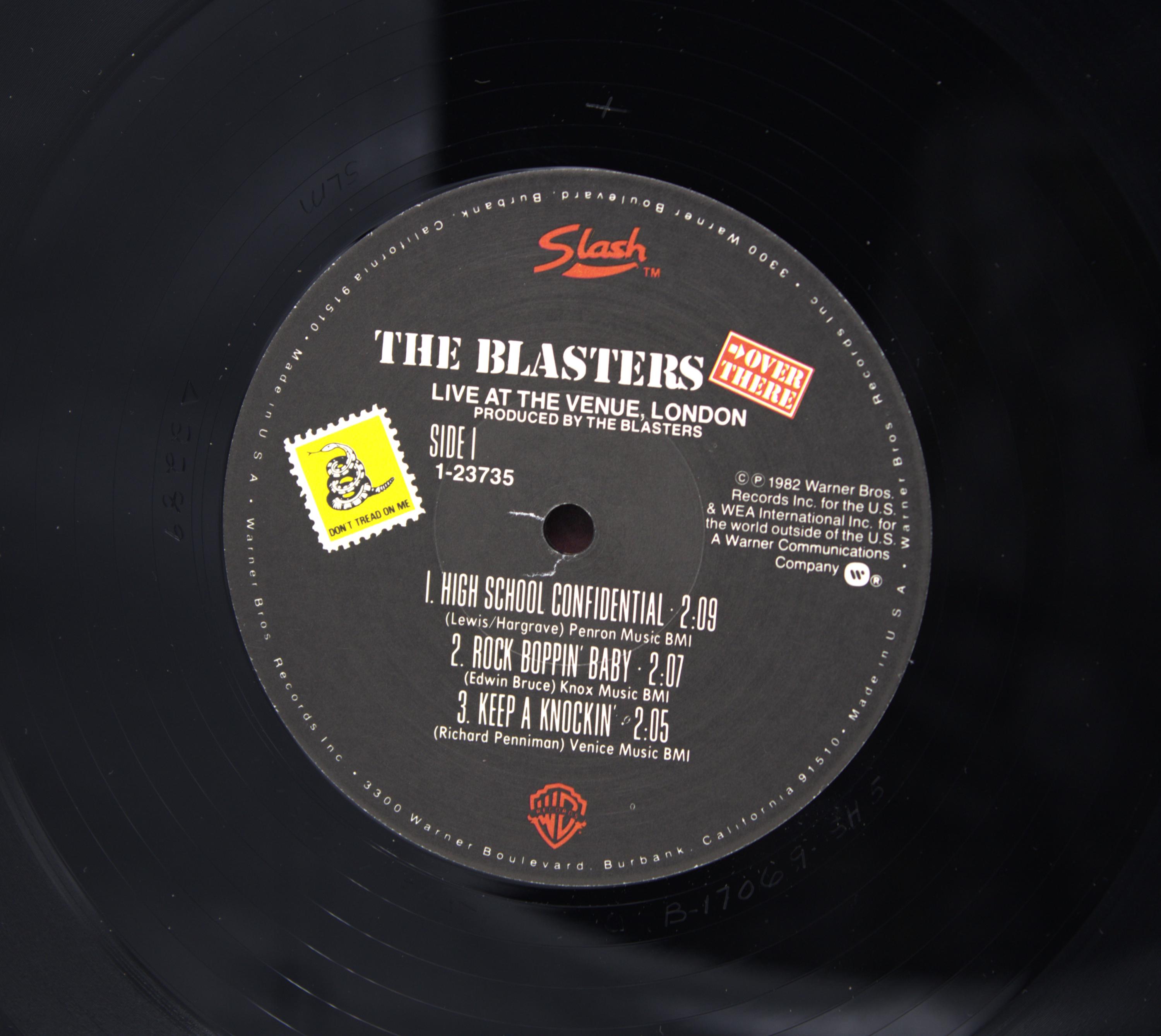 Vintage 1980s Vinyl the Blasters Live at the Venue London 1982
