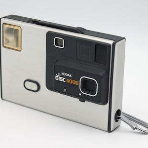 Vintage Kodak Disc 4000 Camera Unique Disc Format Pocket With