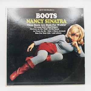 Vintage vinyl Nancy Sinatra Boots album original recording 12&quot; Stereo LP Reprise Records