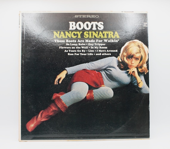 Vintage Vinyl Nancy Sinatra Boots Album Original Recording 12