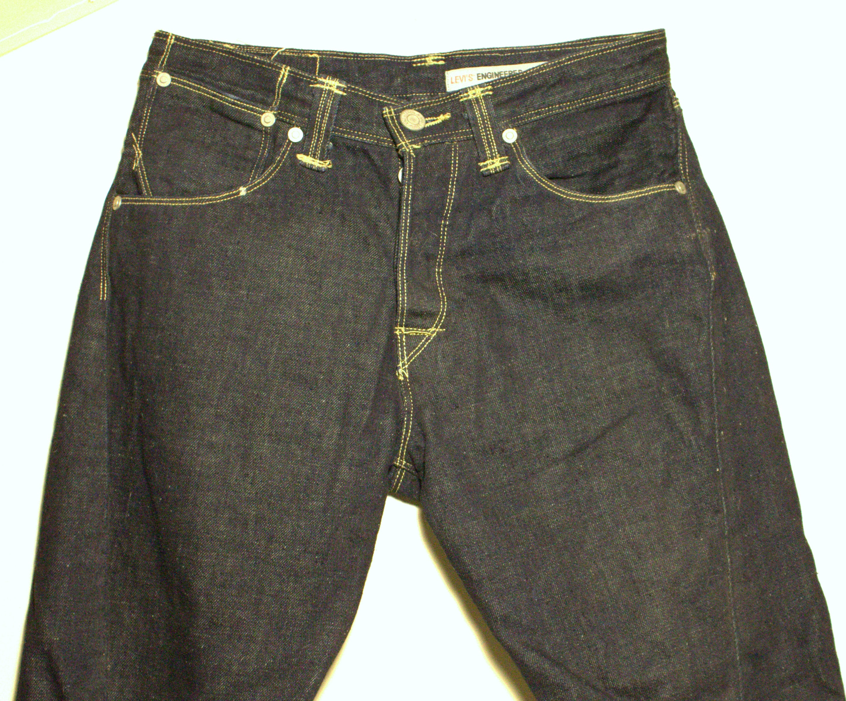 Vintage Levis 501 Engineered Jeans Leg Twist Stitched June 9 - Etsy