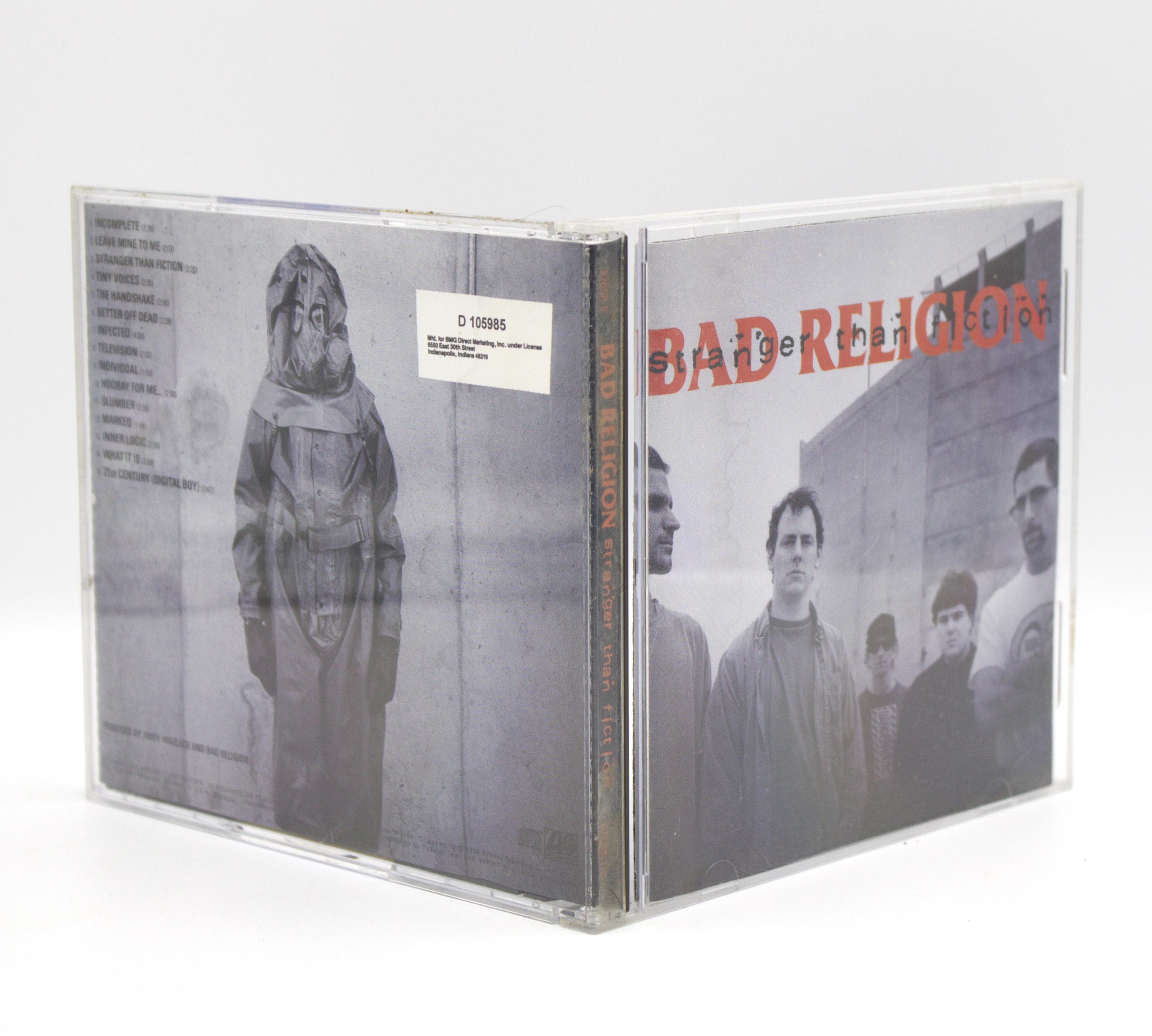 Vintage 1990s CD Bad Religion 1994 Album Stranger Than Fiction 90s