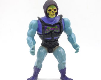 Vintage 1983 He-Man Masters of the Universe Skeletor battle armor damage action figure original 1980s MOTU Mattel Toys