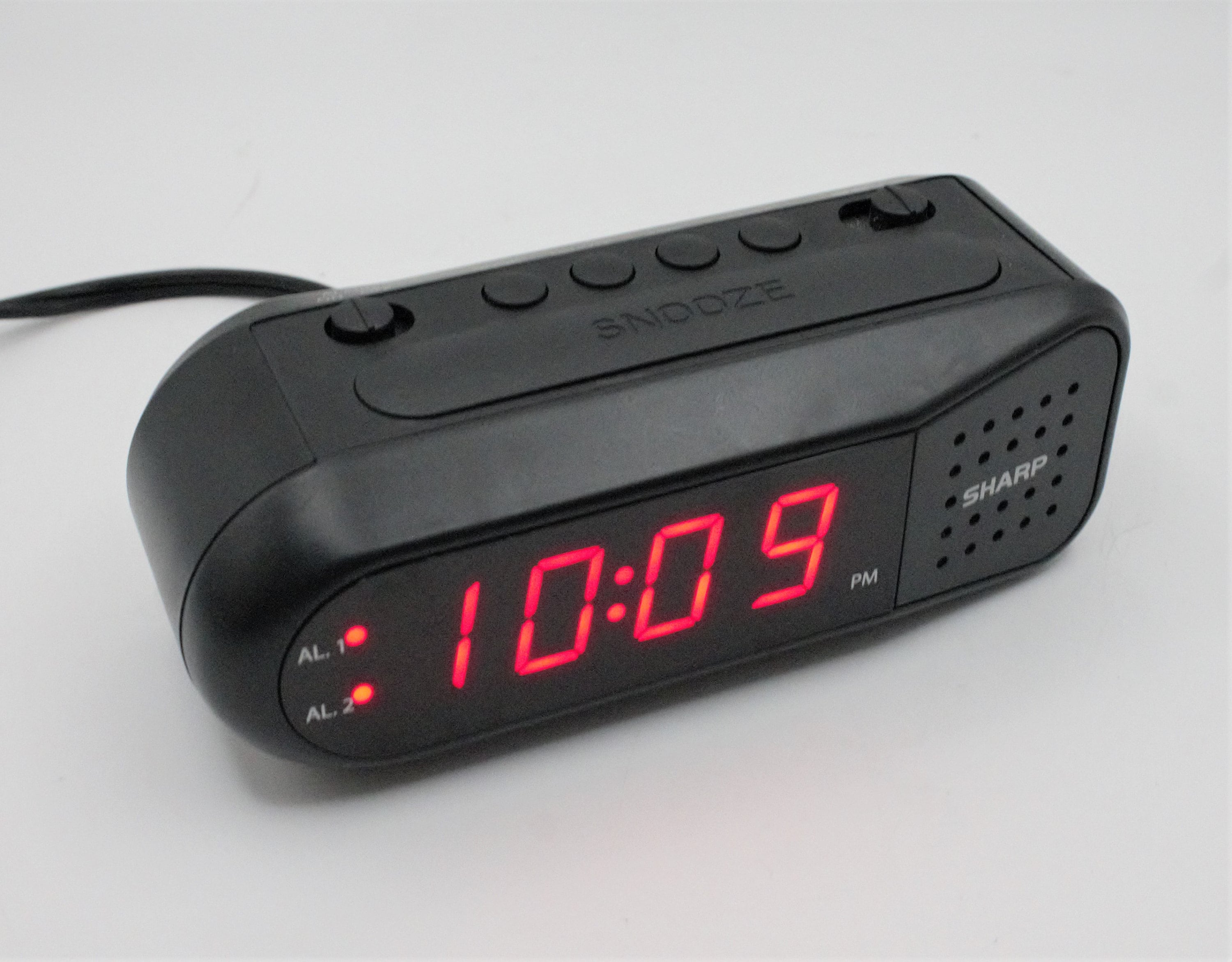 Las mejores ofertas en Relojes despertadores de Sharp Digital y Radio Reloj  con respaldo de batería