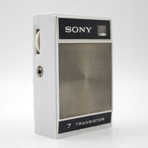 Vintage Sony Transistor Radio Mini Pocket AM Solid State Receiver in ...