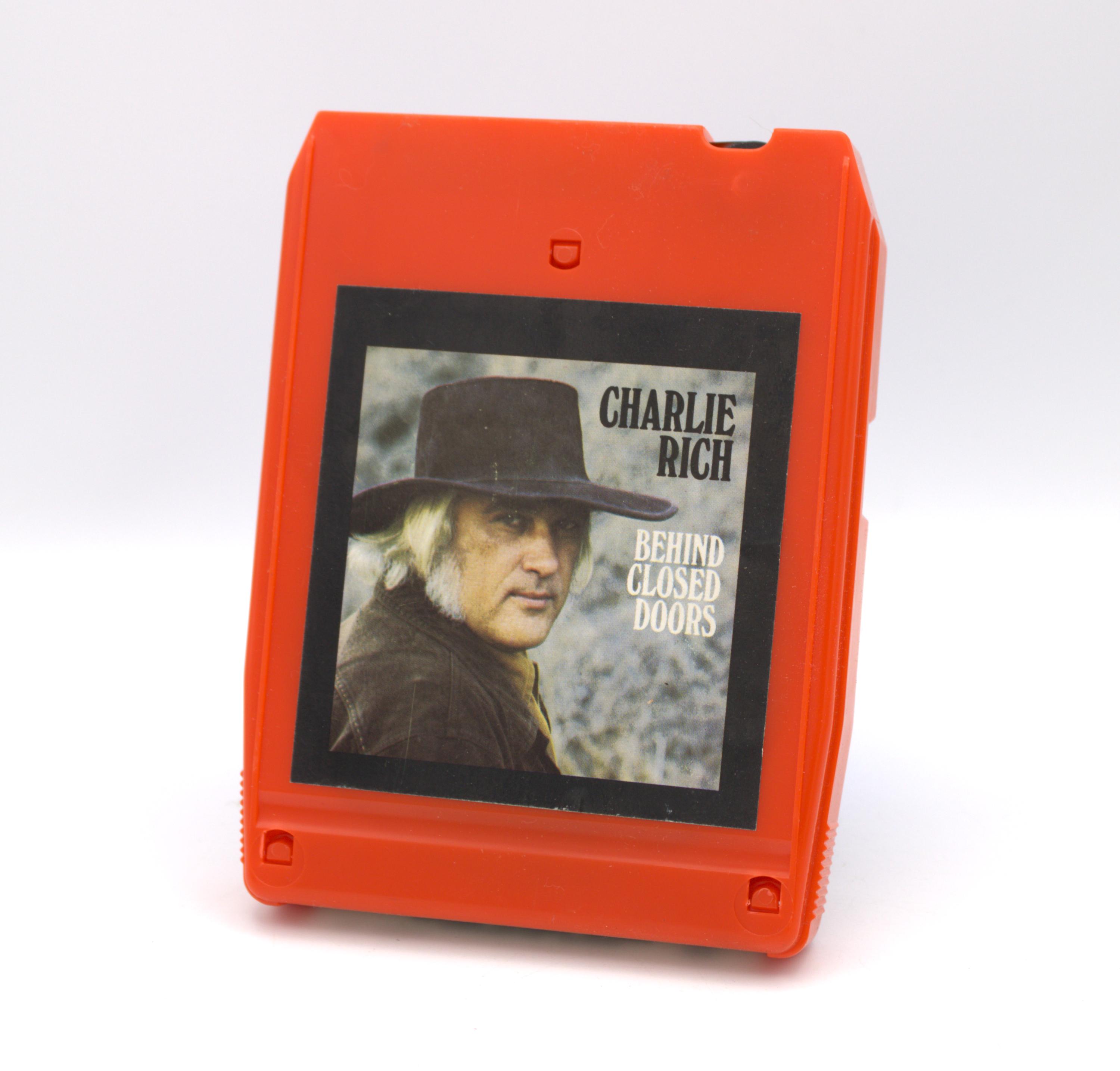 Vintage 1970s 8-track Charlie Rich 1973 Album Behind Closed Doors