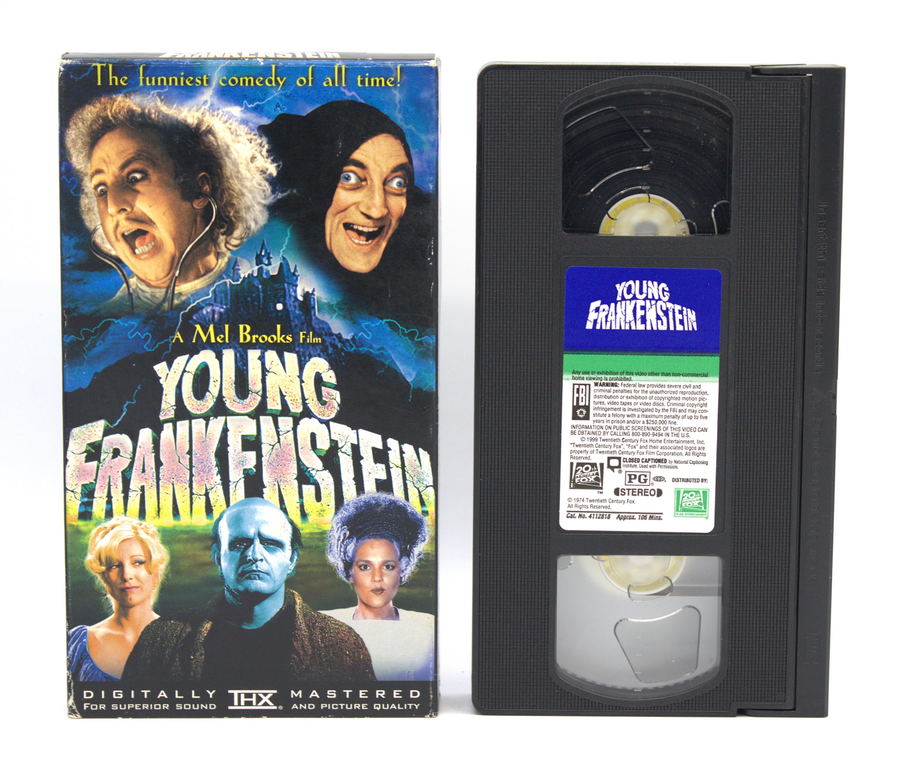 Vintage VHS Young Frankenstein 1974 Comedy Film Gene Wilder Mel