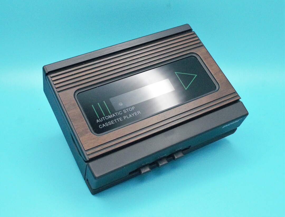 Vintage Cassette Tape Player Deck Mod Woodgrain Mobile Design Etsy