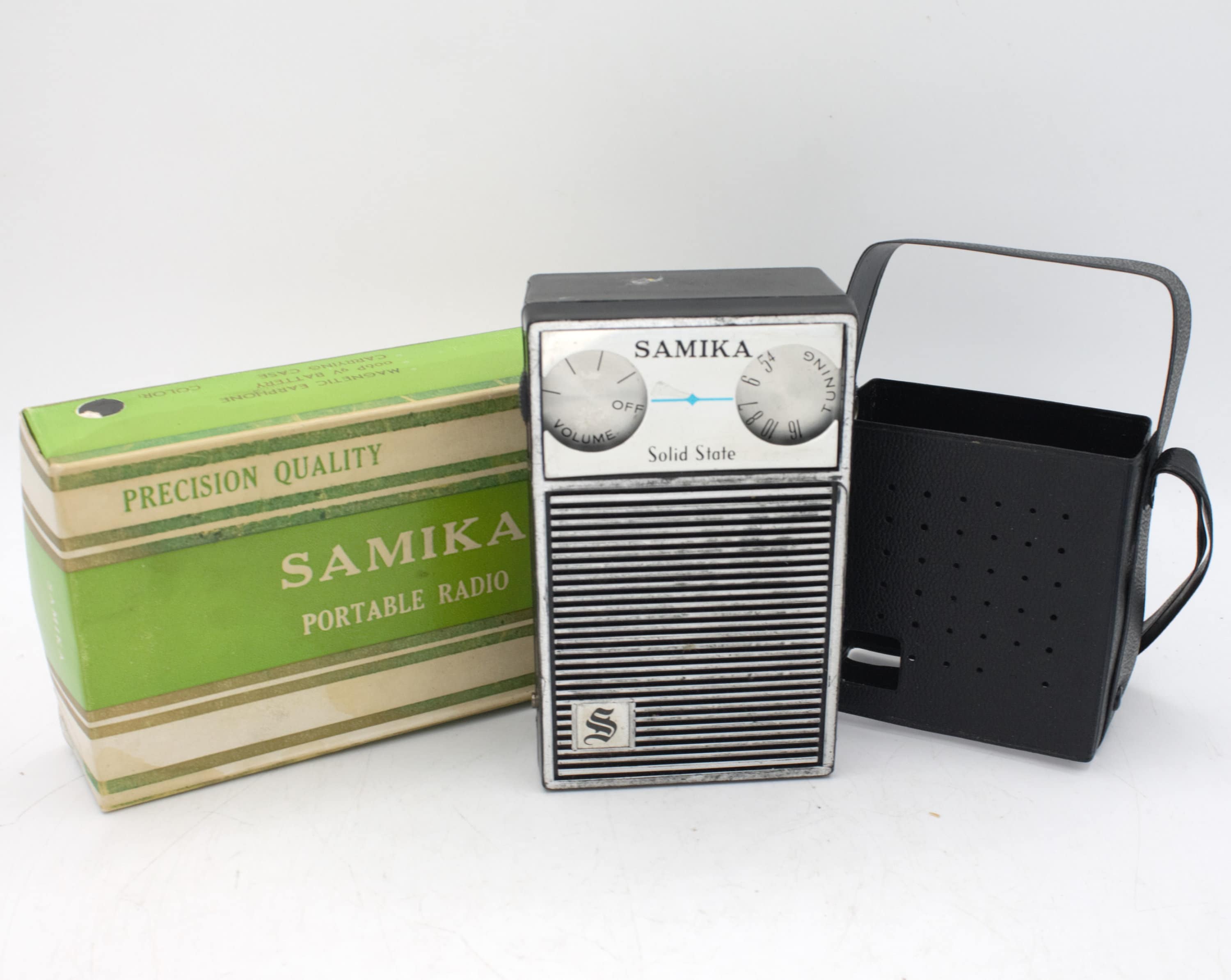 Vintage Transistor Radio Solid State AM Receiver Mini Pocket Audio