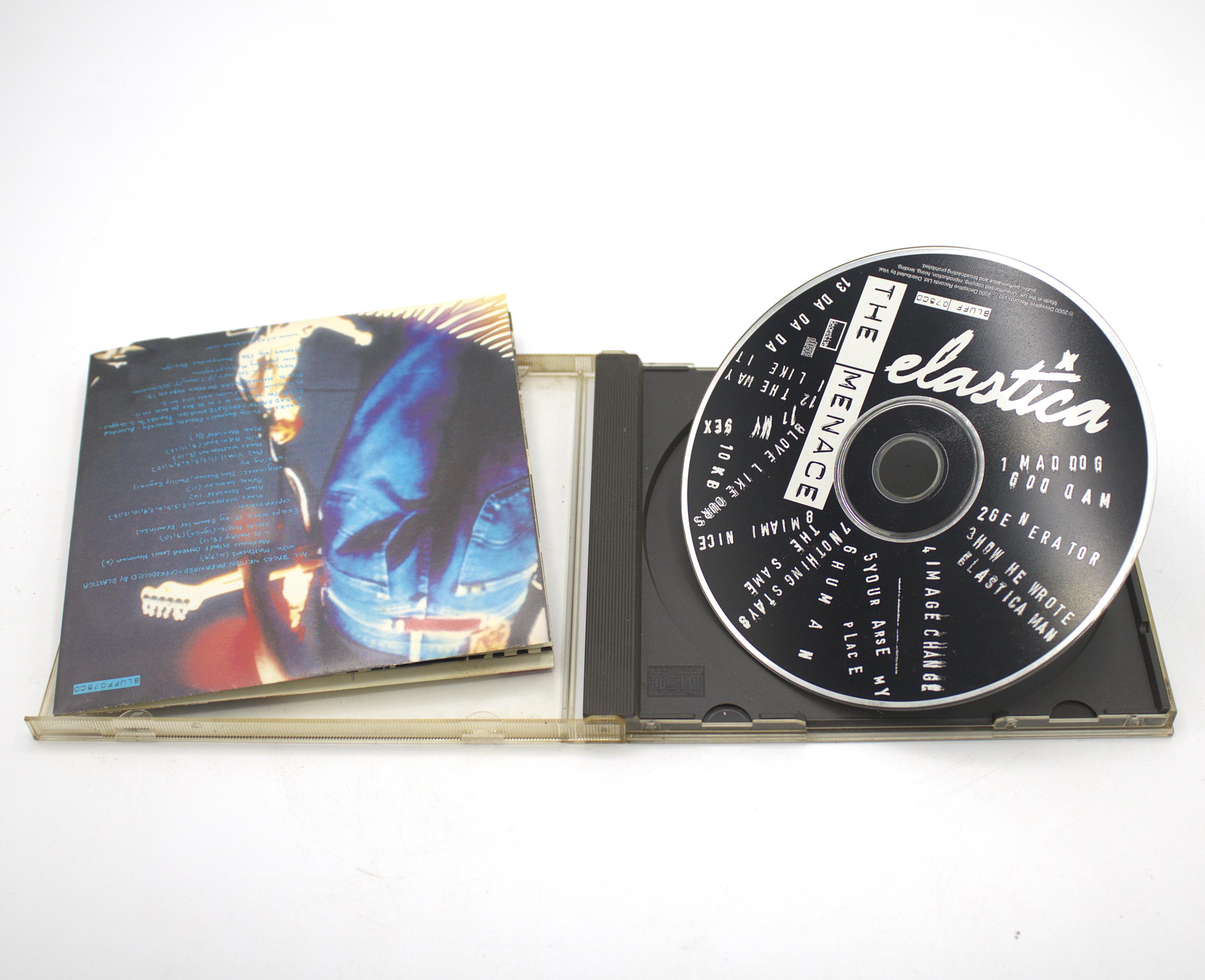 Vintage Elastica CD the Menace Album Stereo Compact Disc Recording
