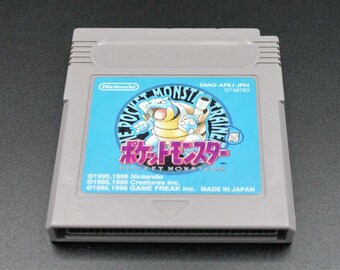 Vintage 1990s Pokémon Nintendo Game Boy Game Cartridge