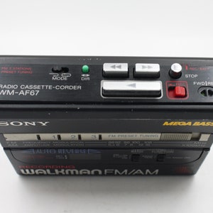 SONY PORTABLE RADIO CASSETTE PLAYER VINTAGE NEW BELT WORKING