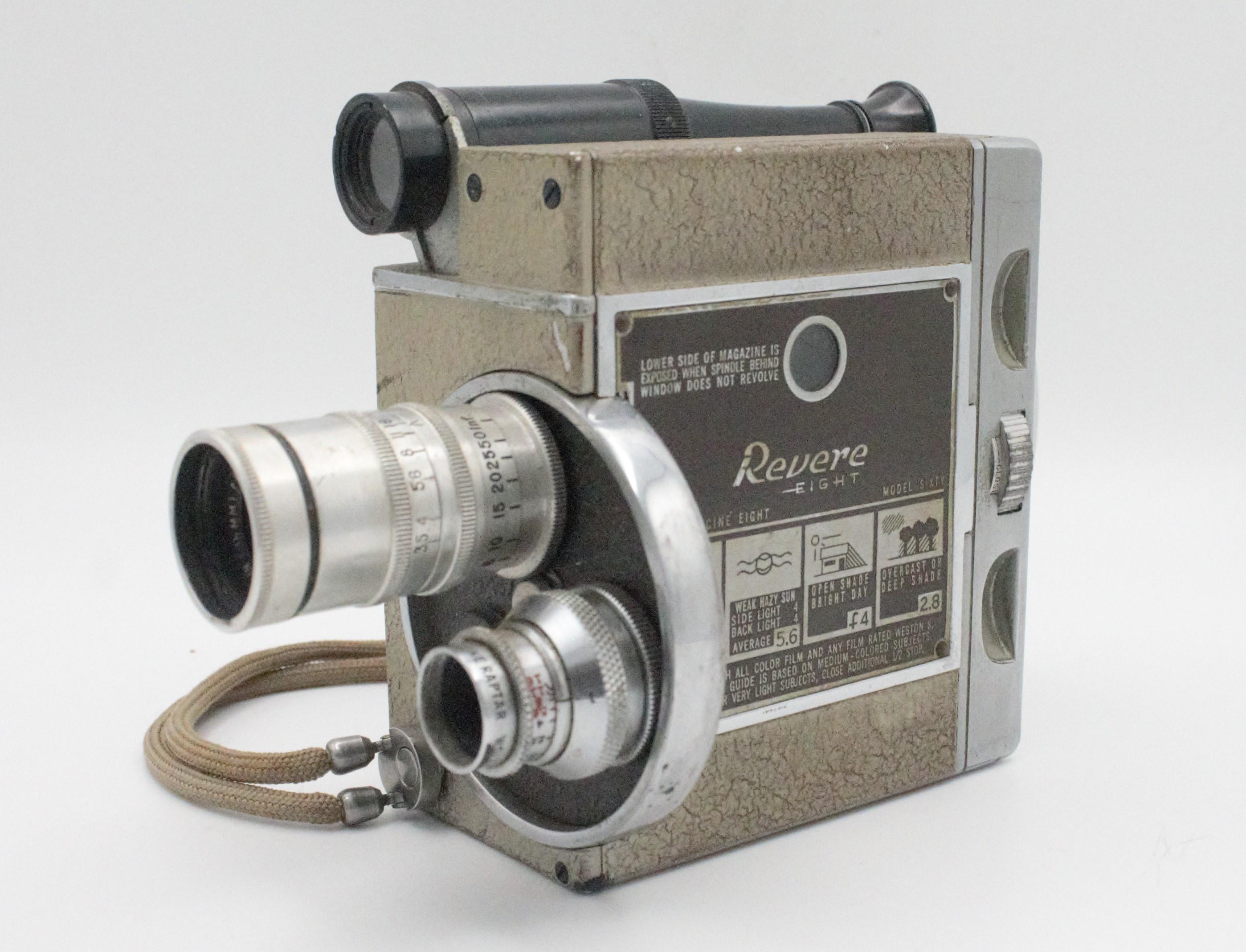 Vintage 8mm Movie Camera Revere Eight Magazine Cine Eight Model