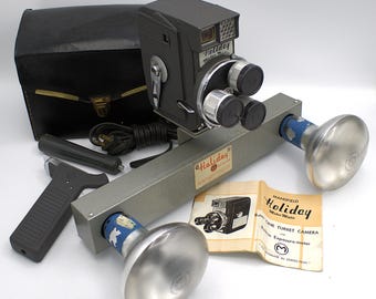 Vintage Colt 84 Movie Camera Gaf 8mm Film Video Recorder Pistol