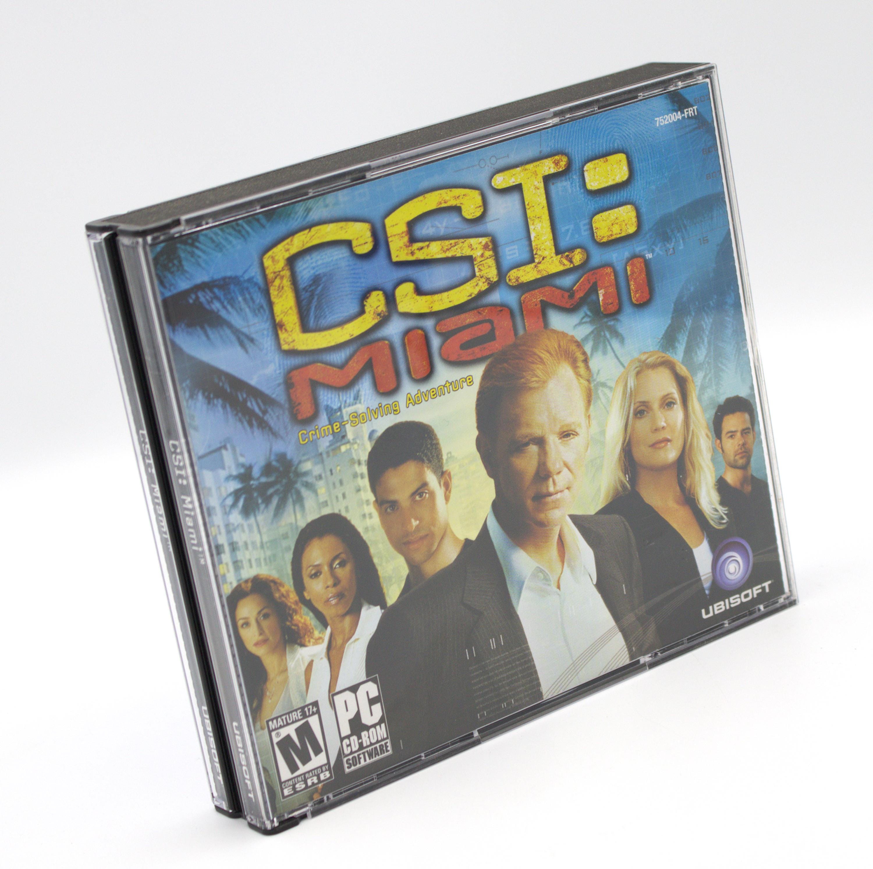 Vintage 2004 CSI: Miami PC Video Game Crime Scene Investigation