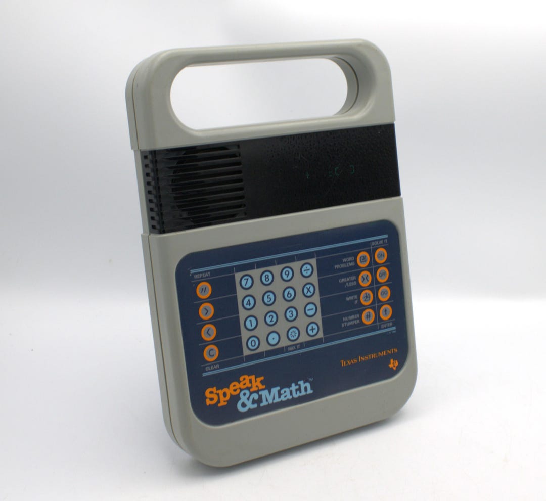 So Peak Math Vintage Speak & Math Electronic Learning Aid Digital Light and Sound ...