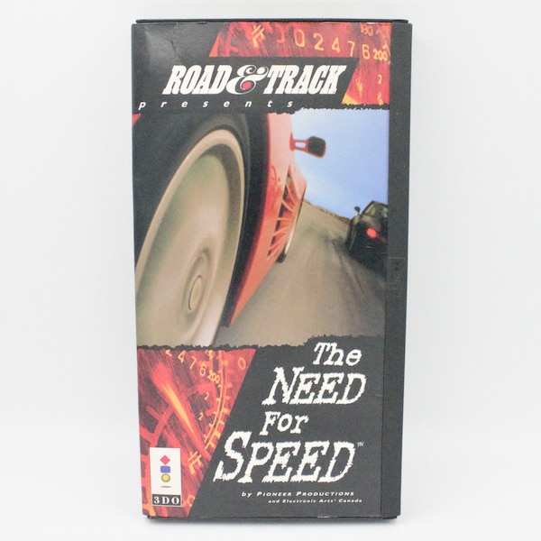 Vintage 3DO game Need for Speed Road & Track racing CD video game Panasonic 32 bit gaming system 1994 EA Games CIB complete original